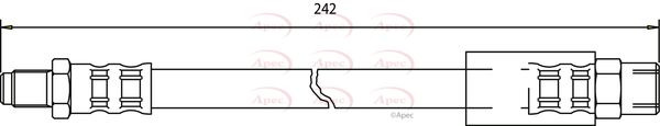 Apec HOS3393 Brake Hose - 1