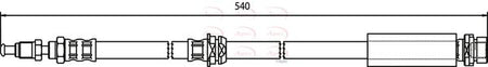 Apec HOS3396 Brake Hose - 1