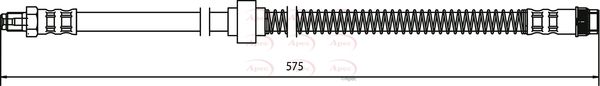 Apec HOS3398 Brake Hose - 1