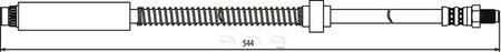 Apec HOS3400 Brake Hose - 1