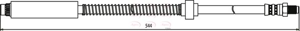 Apec HOS3400 Brake Hose - 1