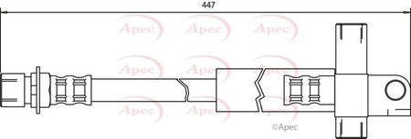 Apec HOS3406 Brake Hose - 1