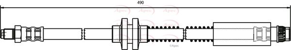 Apec HOS3409 Brake Hose - 1
