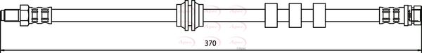 Apec HOS3419 Brake Hose - 1