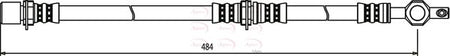 Apec HOS3421 Brake Hose - 1