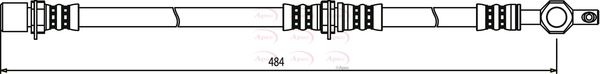 Apec HOS3421 Brake Hose - 1