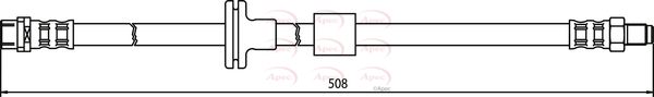 Apec HOS3431 Brake Hose - 1