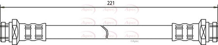 Apec HOS3440 Brake Hose - 1