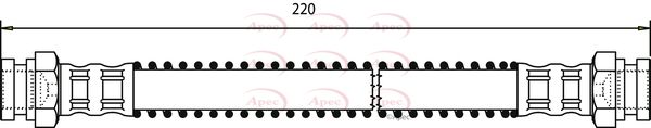 Apec HOS3443 Brake Hose - 1