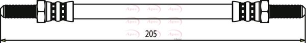 Apec HOS3452 Brake Hose - 1