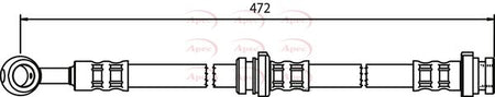 Apec HOS3456 Brake Hose - 1