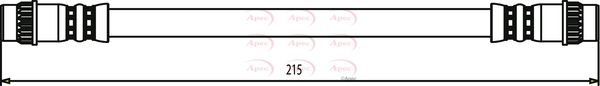Apec HOS3461 Brake Hose - 1