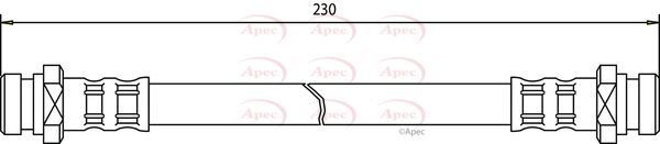 Apec HOS3462 Brake Hose - 1