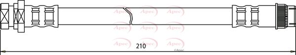 Apec HOS3469 Brake Hose - 1