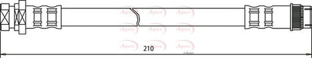 Apec HOS3469 Brake Hose - 1