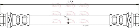 Apec HOS3472 Brake Hose - 1