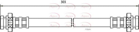 Apec HOS3474 Brake Hose - 1