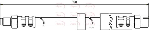 Apec HOS3482 Brake Hose - 1
