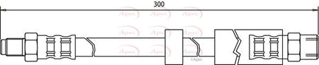 Apec HOS3482 Brake Hose - 1