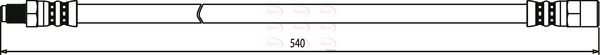 Apec HOS3483 Brake Hose - 1