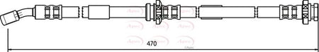 Apec HOS3495 Brake Hose - 1