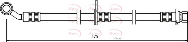 Apec HOS3504 Brake Hose - 1