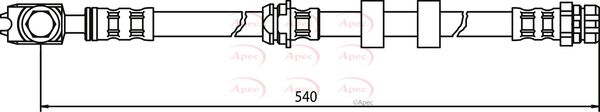 Apec HOS3513 Brake Hose - 1