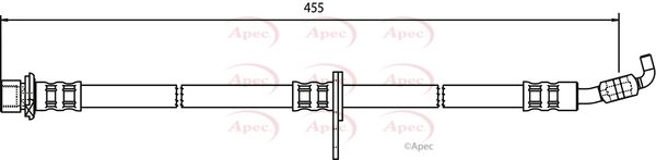 Apec HOS3532 Brake Hose - 1