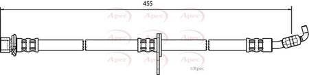 Apec HOS3532 Brake Hose - 1