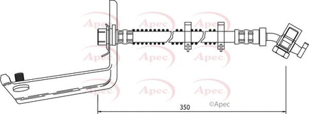 Apec HOS3545 Brake Hose - 1