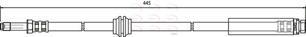 Apec HOS3565 Brake Hose - 1