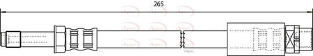 Apec HOS3566 Brake Hose - 1