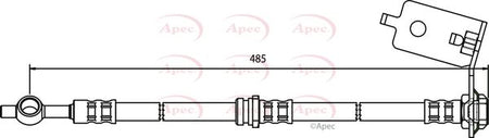 Apec HOS3571 Brake Hose - 1