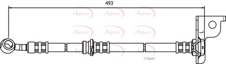 Apec HOS3572 Brake Hose - 1