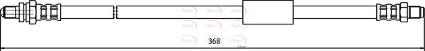 Apec HOS3581 Brake Hose - 1