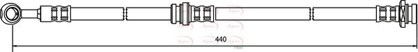 Apec HOS3582 Brake Hose - 1