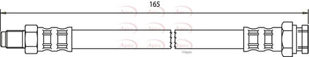 Apec HOS3588 Brake Hose - 1