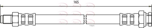 Apec HOS3588 Brake Hose - 1