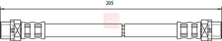 Apec HOS3589 Brake Hose - 1