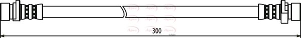 Apec HOS3592 Brake Hose - 1