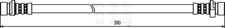 Apec HOS3592 Brake Hose - 1