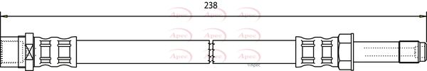 Apec HOS3602 Brake Hose - 1