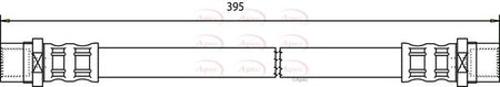 Apec HOS3606 Brake Hose - 1