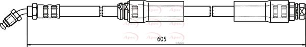 Apec HOS3608 Brake Hose - 1