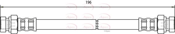 Apec HOS3609 Brake Hose - 1