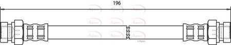 Apec HOS3609 Brake Hose - 1
