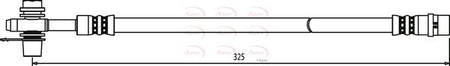 Apec HOS3611 Brake Hose - 1