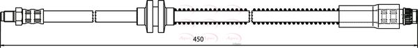 Apec HOS3613 Brake Hose - 1