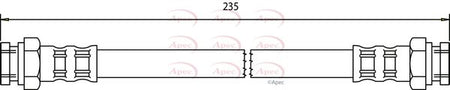 Apec HOS3629 Brake Hose - 1