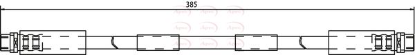 Apec HOS3631 Brake Hose - 1